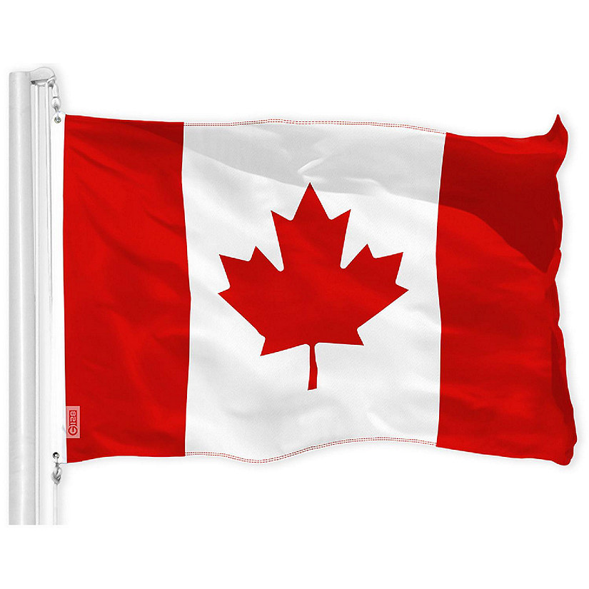 G128 2x3ft 1PK Canada Printed 150D Polyester Flag Image