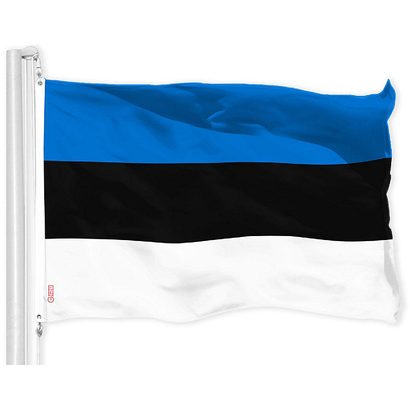G128 3x5 Ft Printed 150D Polyester Estonia Flag Image