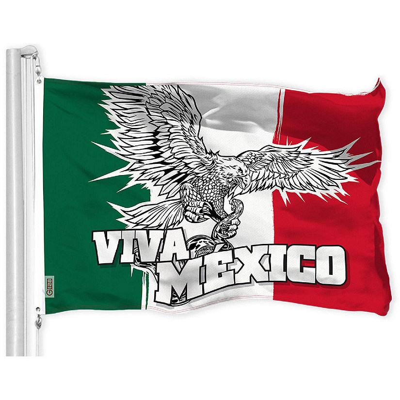 3ft x 5ft Mexico Flag - Printed Polyester