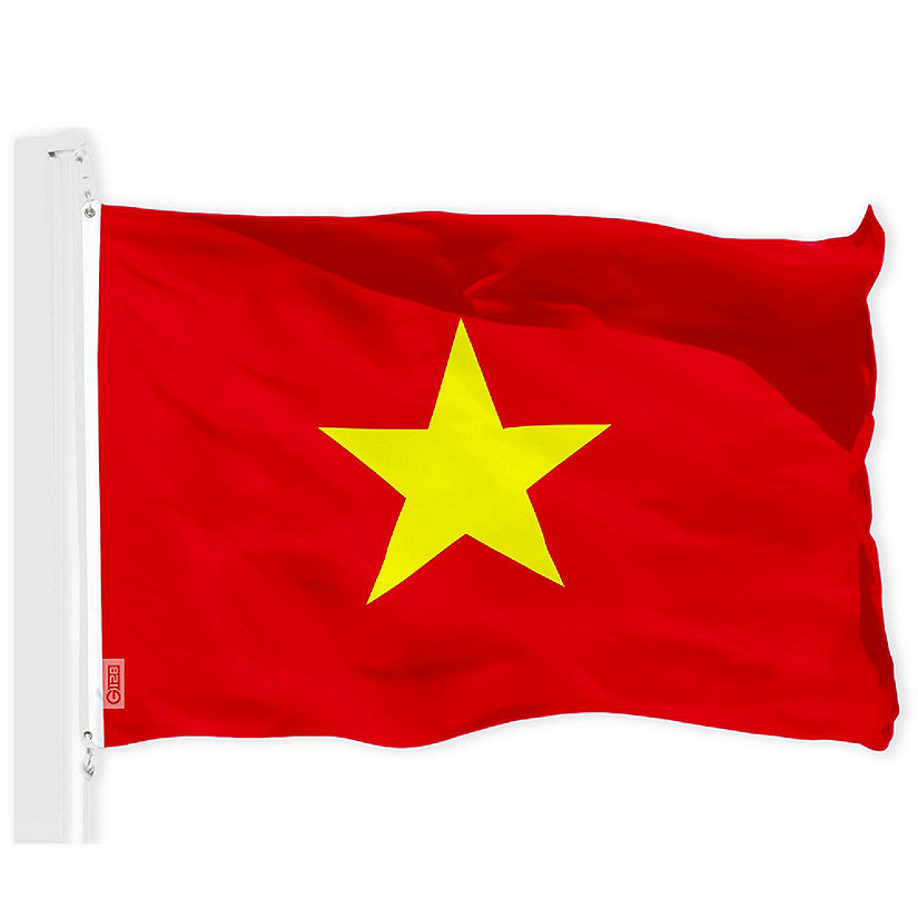G128 3x5 Ft Printed 150D Polyester Vietnam Flag Image