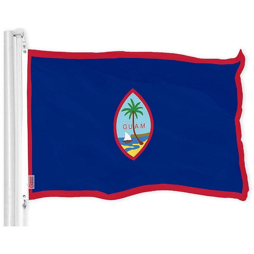 G128 3x5ft Guam 150D Polyester Flag Image