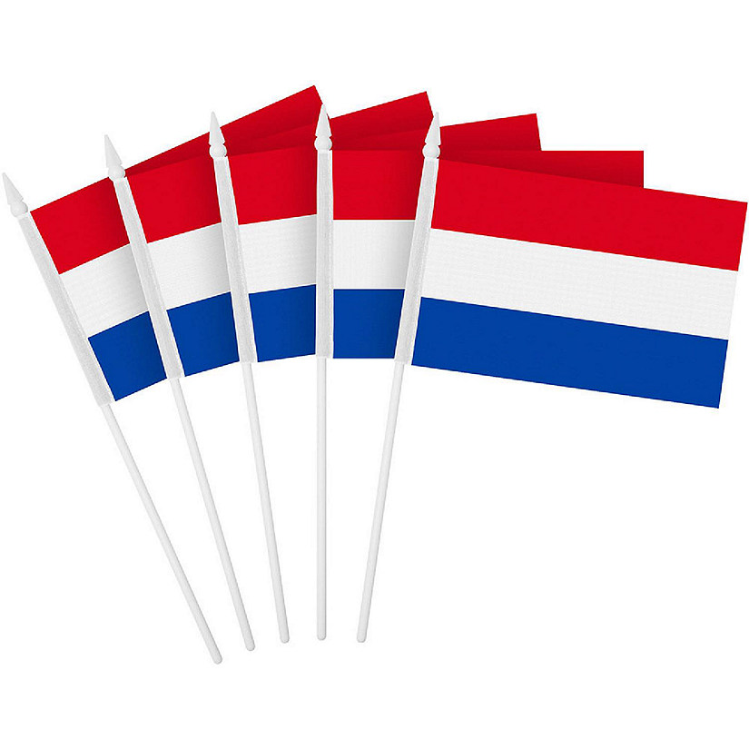 G128 4x6 Inches 30PK Printed 150D Polyester Handheld Stick Flag ...