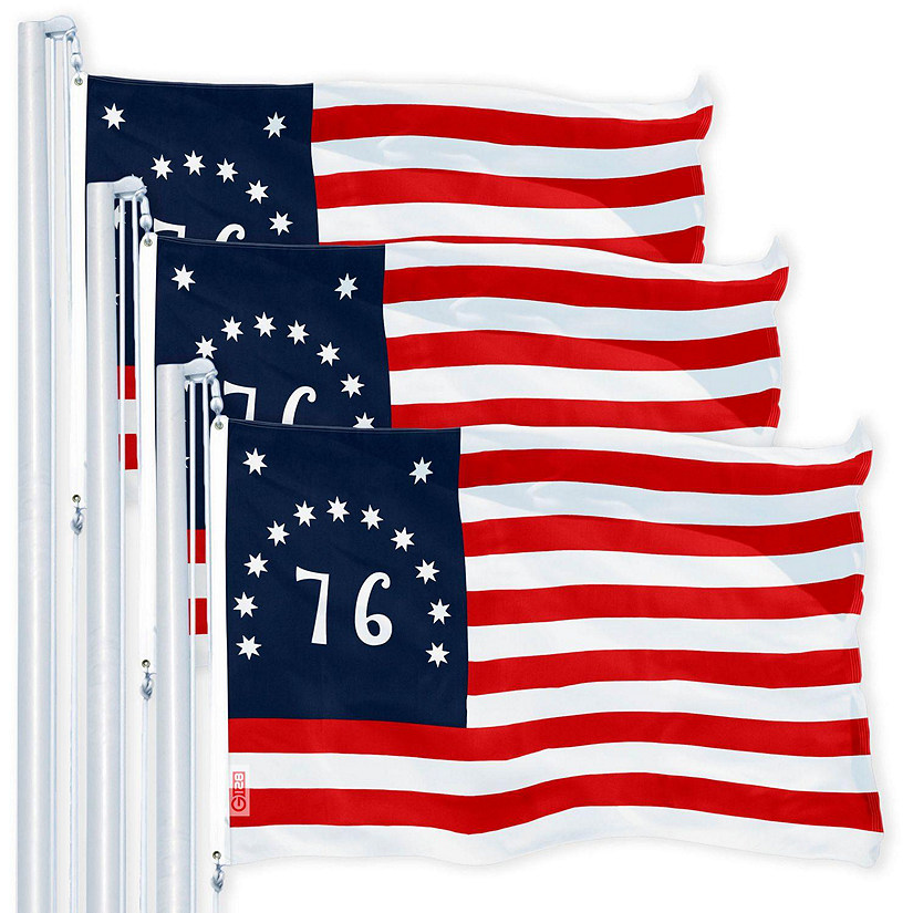 G128 - Bennington Flag 3x5FT 3 Pack 150D Printed Polyester Image