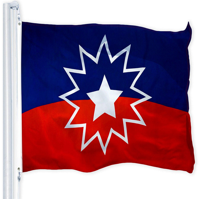 G128  Juneteenth Emancipation Day Flag 3x5 FT Printed Brass Grommets 150D Polyester Indoor or Outdoor  Much Thicker More Durable Than 100D 75D Polyester Image