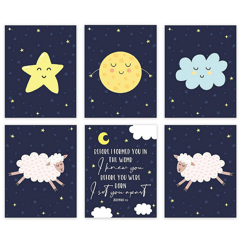 Galaxy Sheep Before Formed 6Pk 8.5x11in Image