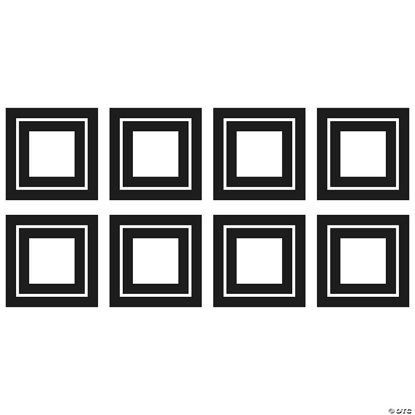Gallery frames peel &amp; stick wall decals Image