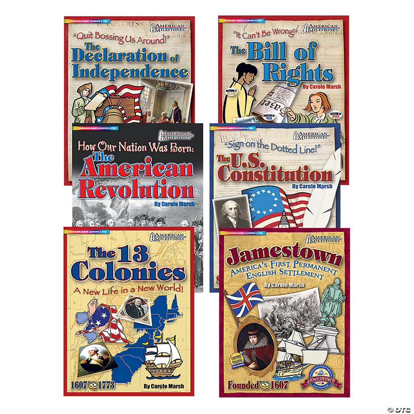 Gallopade 18th Century US History 6 Book Series Image