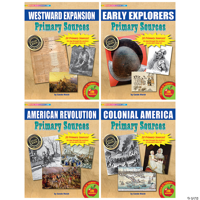 Gallopade Early American History Primary Sources Set, 4 Packs Image