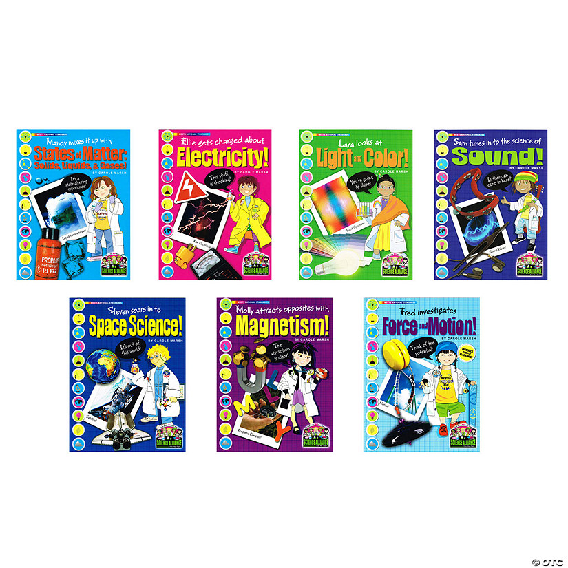Gallopade Science Alliance Physical Science, Set of 7 Image