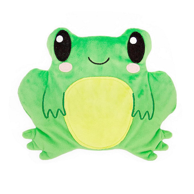 GAMAGO Frog Heating Pad &amp; Pillow Huggable Image