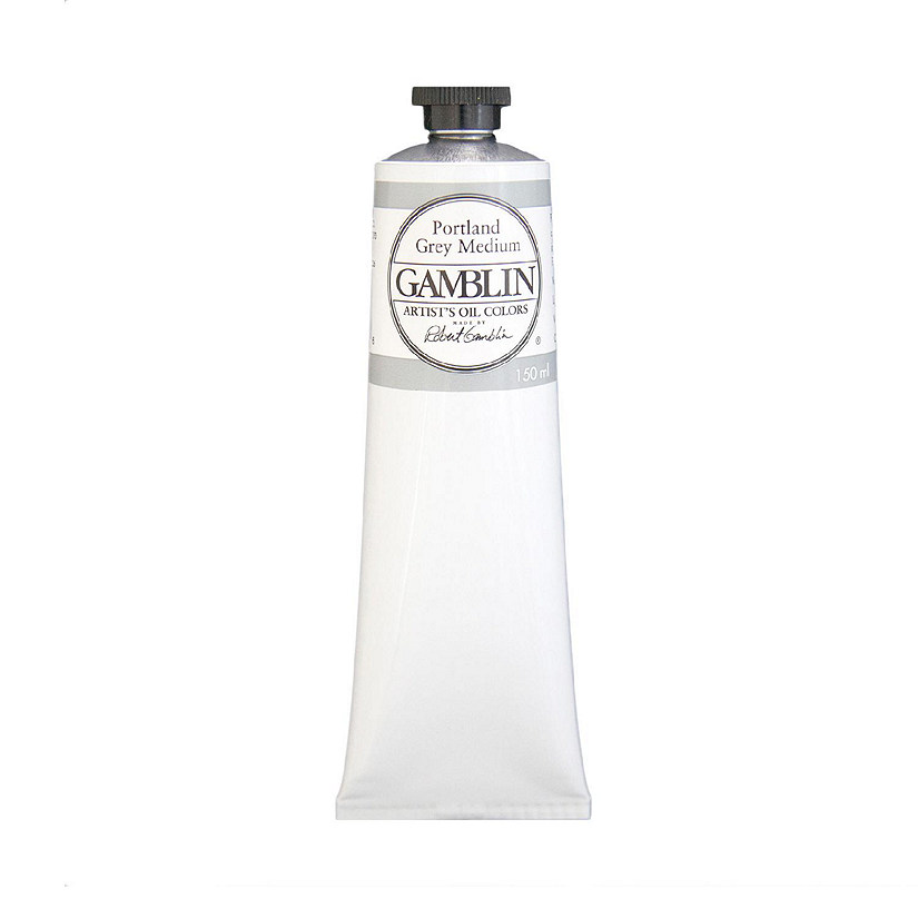 Gamblin Artist Grade Oil Color, 150ml, Portland Grey Medium Image