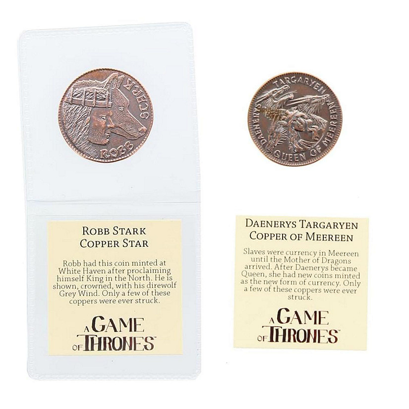 Game of Thrones Coin Set Oriental Trading