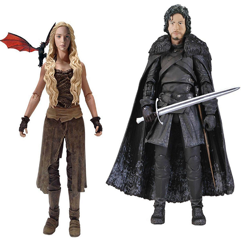 Game of Thrones Funko 6" Legacy Action Figure Bundle: Daenerys & Jon Snow Image