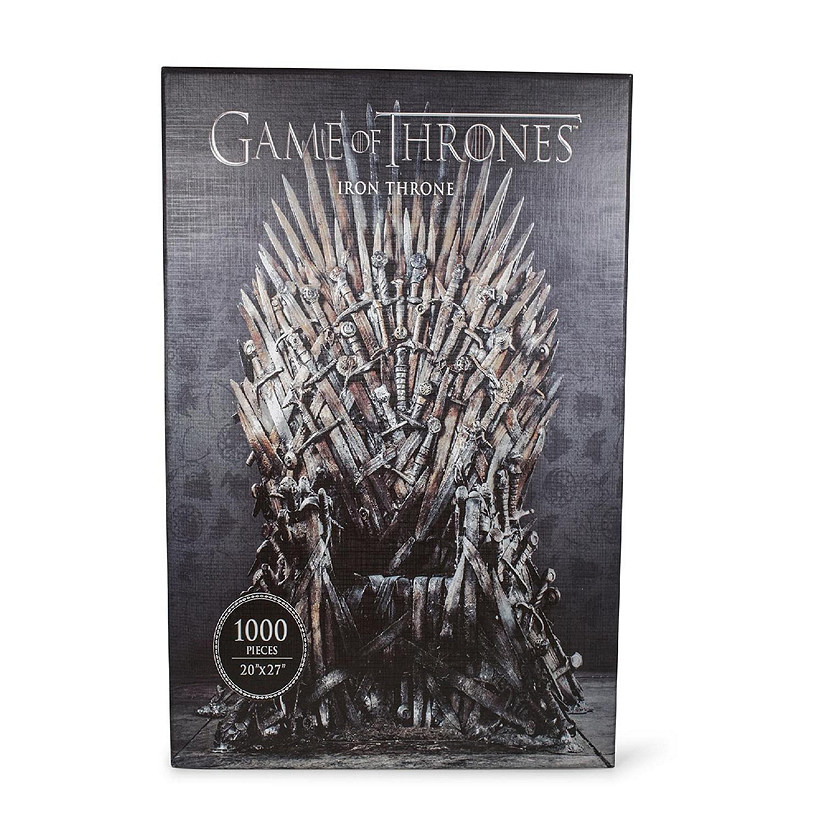 Game Of Thrones Puzzle The Iron Throne 1000 Piece Jigsaw Puzzle  Ages 15 & Up Image