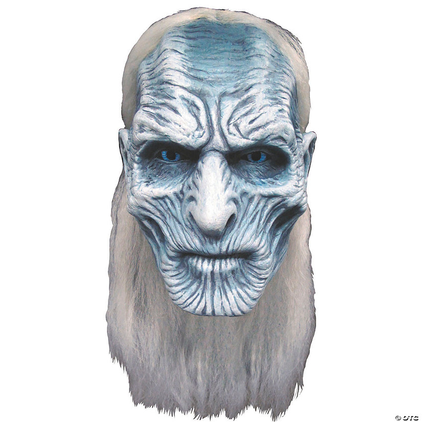 Game Of Thrones&#8482; White Walker Latex Mask - One Size Image