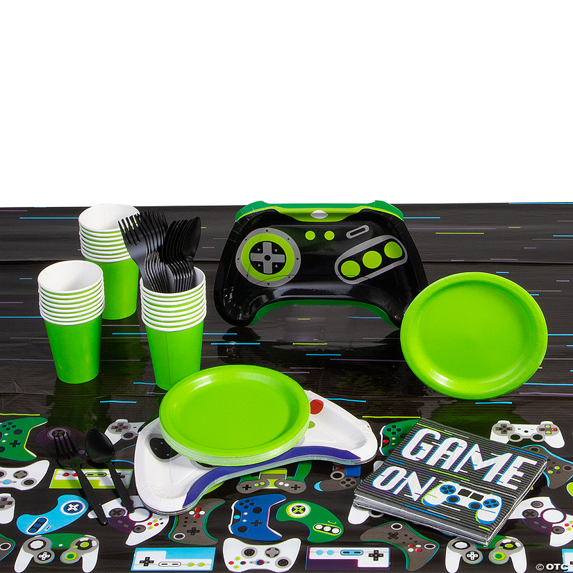 Gamer Party Tableware Kit for 8