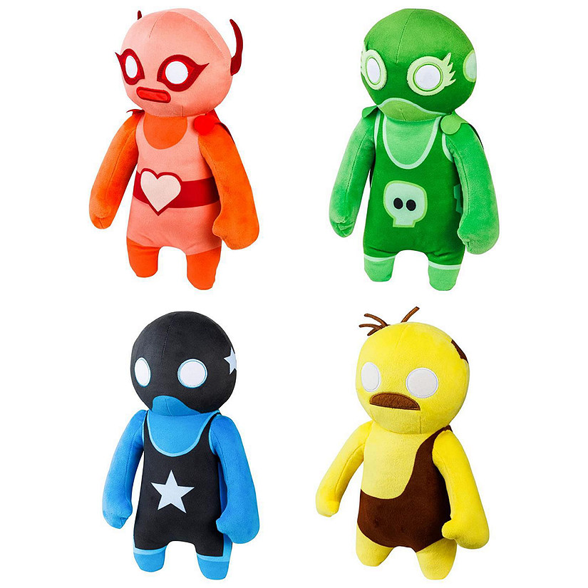 Gang Beasts Yellow Wrestler Plush Old Man 12" Video Game Doll Figure PMI International - Yellow Only Image