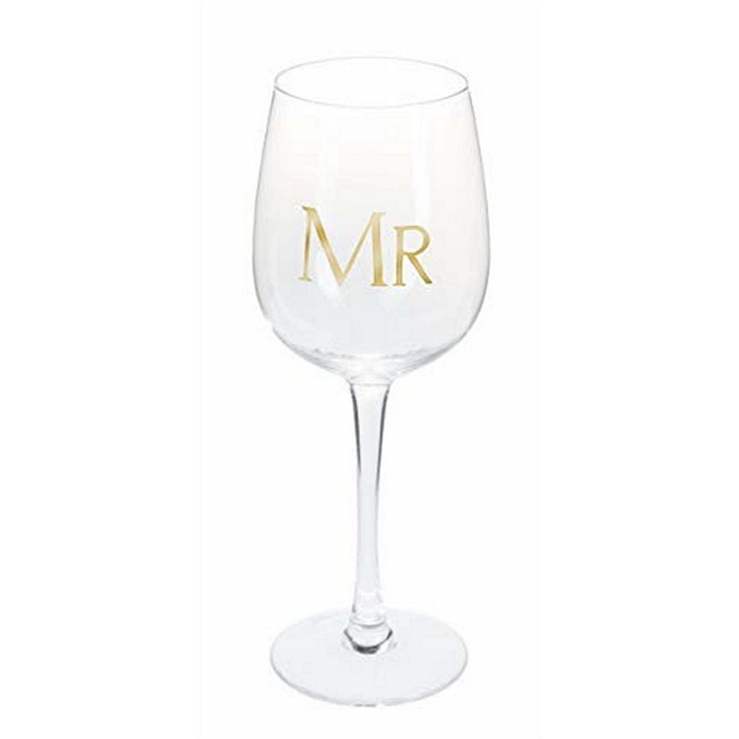 Ganz ER56656 Clear Stemmed Wine Glass- Mr set of 1 Image
