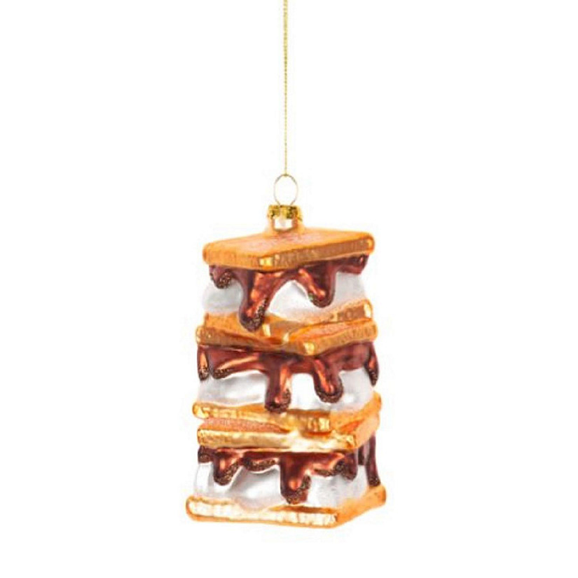 Ganz Hanging Holiday Christmas Tree Ornament, Smores Stack Image