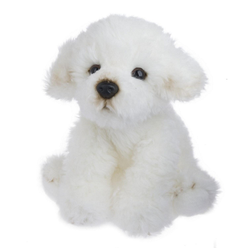 Ganz Heritage Collection White Bichon Frise Plush Stuffed Animal Toy 12 Inch Image