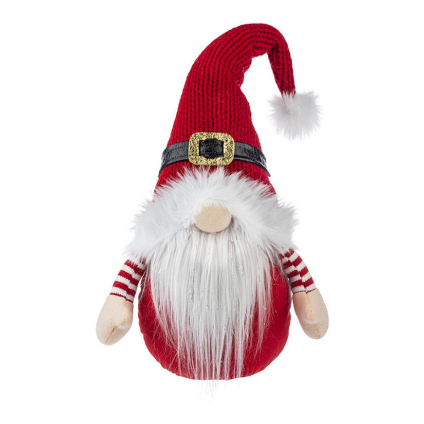 Ganz Plush Gnome Figurine In Santa Hat 25 Inches Image