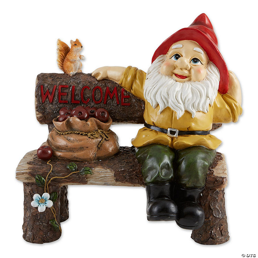 Garden Gnome Greeting Sign 13.37X9X14" Image