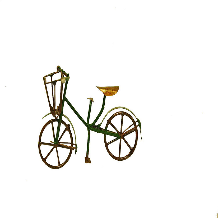 Garden Miniature Bicycle Green Image