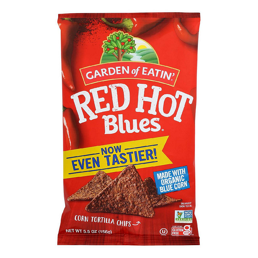 Garden Of Eatin' - Chip Blu Corn Red Hot - Case of 12-5.5 OZ Image