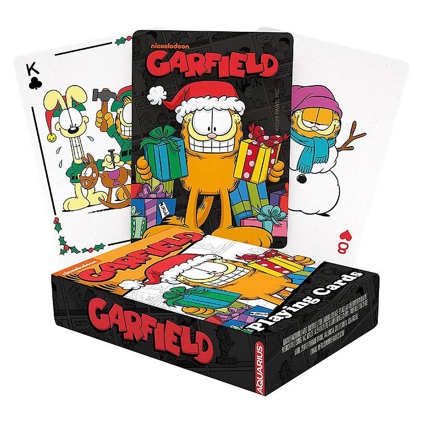 Garfield Christmas Playing Cards Image