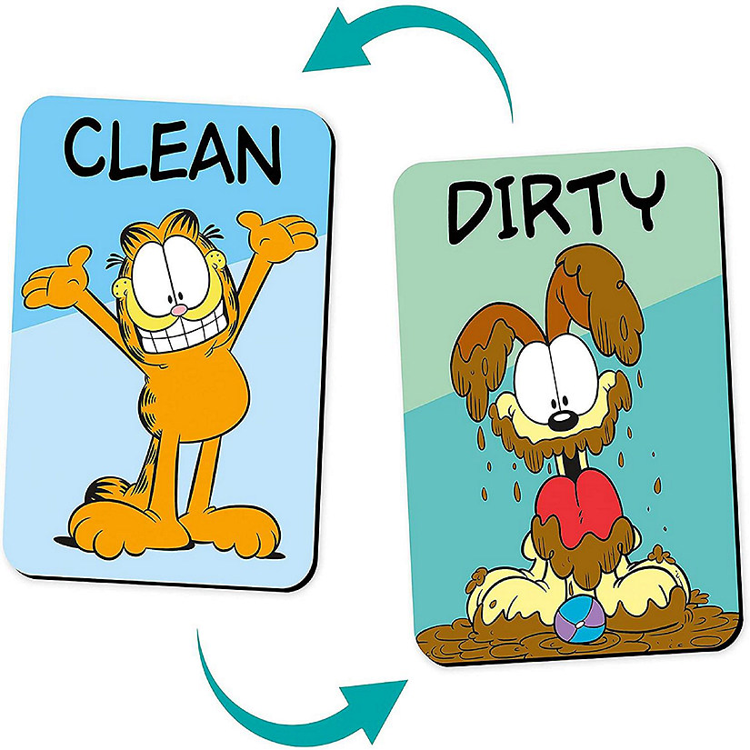 Garfield Double Sided Dishwasher Magnet Image