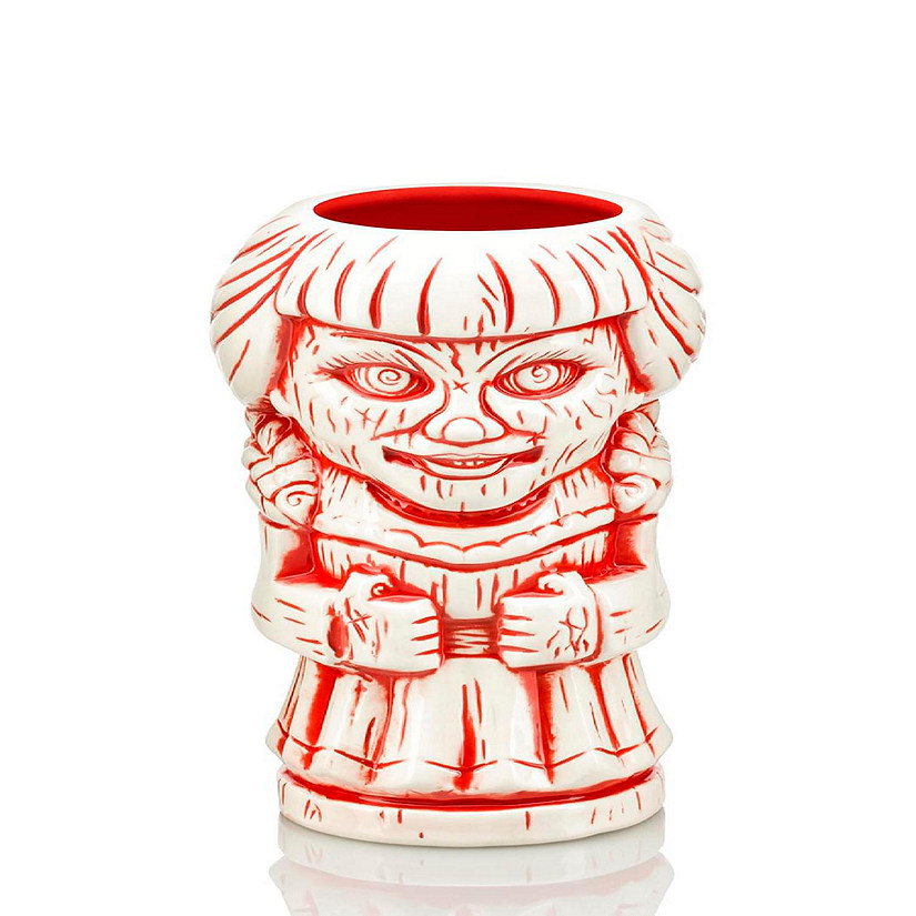 Geeki Tikis Annabelle Doll Mug  Ceramic Tiki Style Cup  Holds 16 Ounces Image