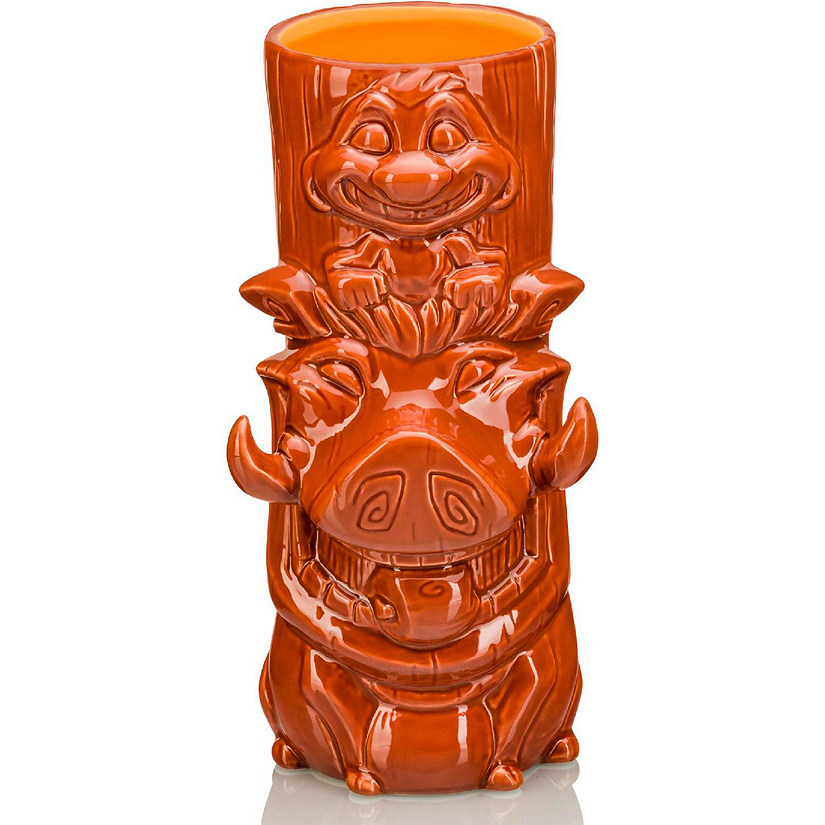 Geeki Tikis Disney The Lion King Timon and Pumbaa Ceramic Mug  Holds 28 Ounces Image