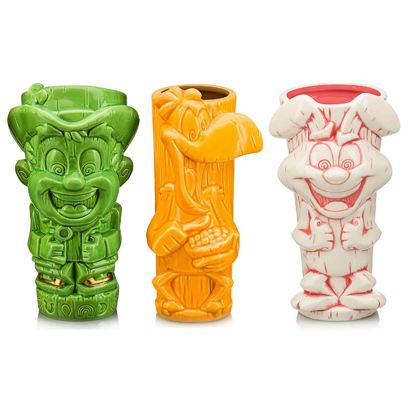 Geeki Tikis General Mills Ceramic Mug Set  Cocoa Puffs  Lucky Charms  Trix Image