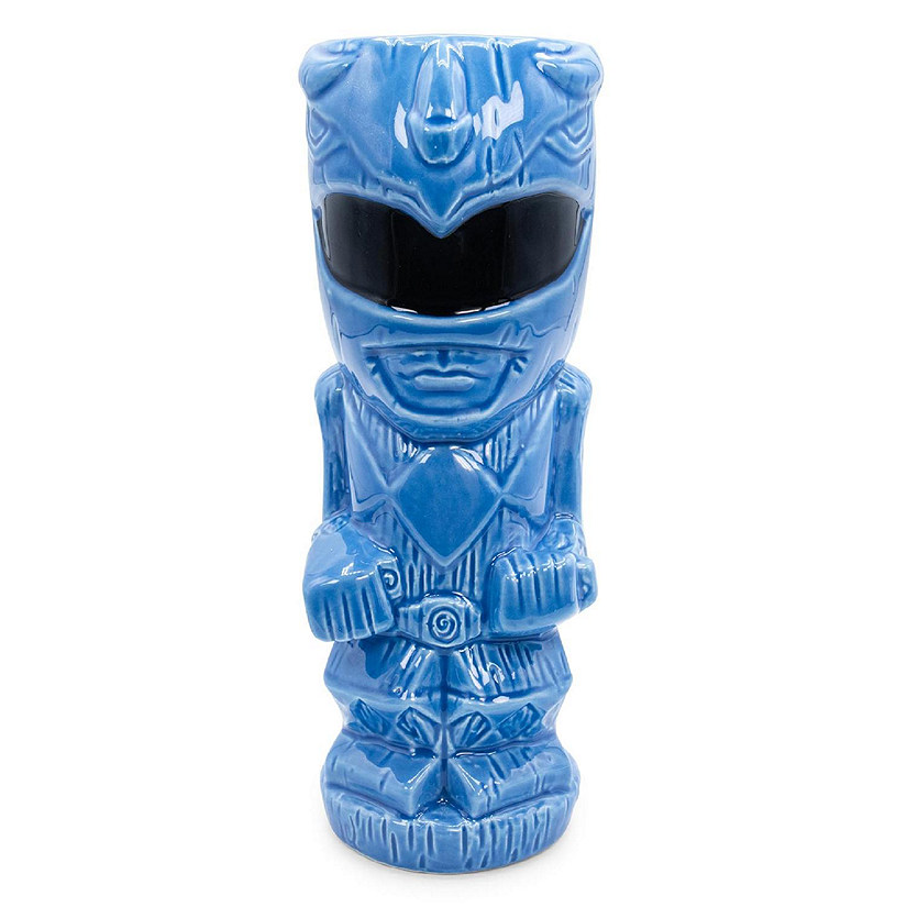 Geeki Tikis Power Rangers Blue Ranger Ceramic Mug  Holds 16 Ounces Image