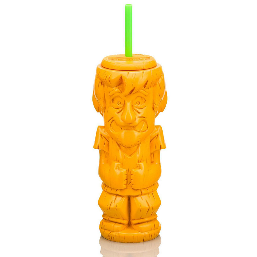 Geeki Tikis Scooby-Doo Shaggy Plastic Tumbler with Straw  Holds 20 Ounces Image