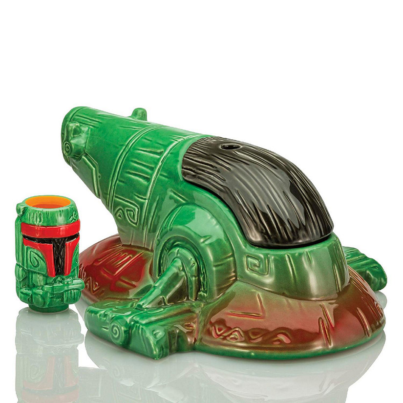 Geeki Tikis Star Wars Boba Fett's Starship 24-Ounce Punch Bowl With Mini Muglet Image