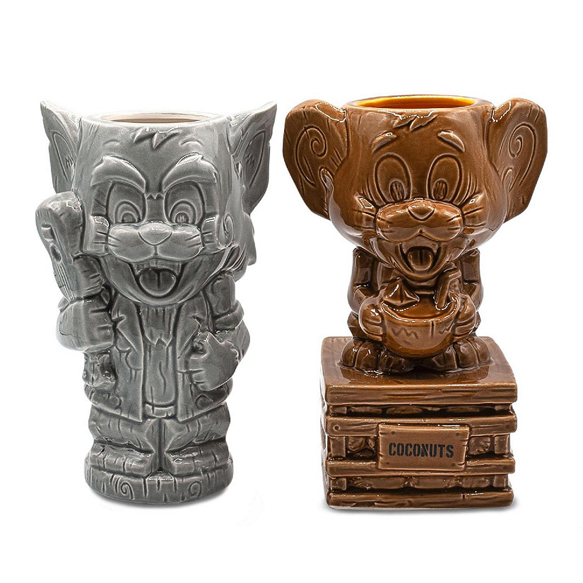Geeki Tikis Tom and Jerry Ceramic Mugs  Set of 2 Image
