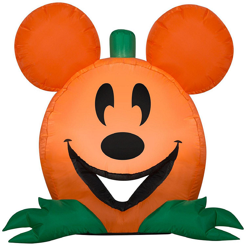 Gemmy Airblown Cutie Mickey Mouse Disney   3 ft Tall  orange Image