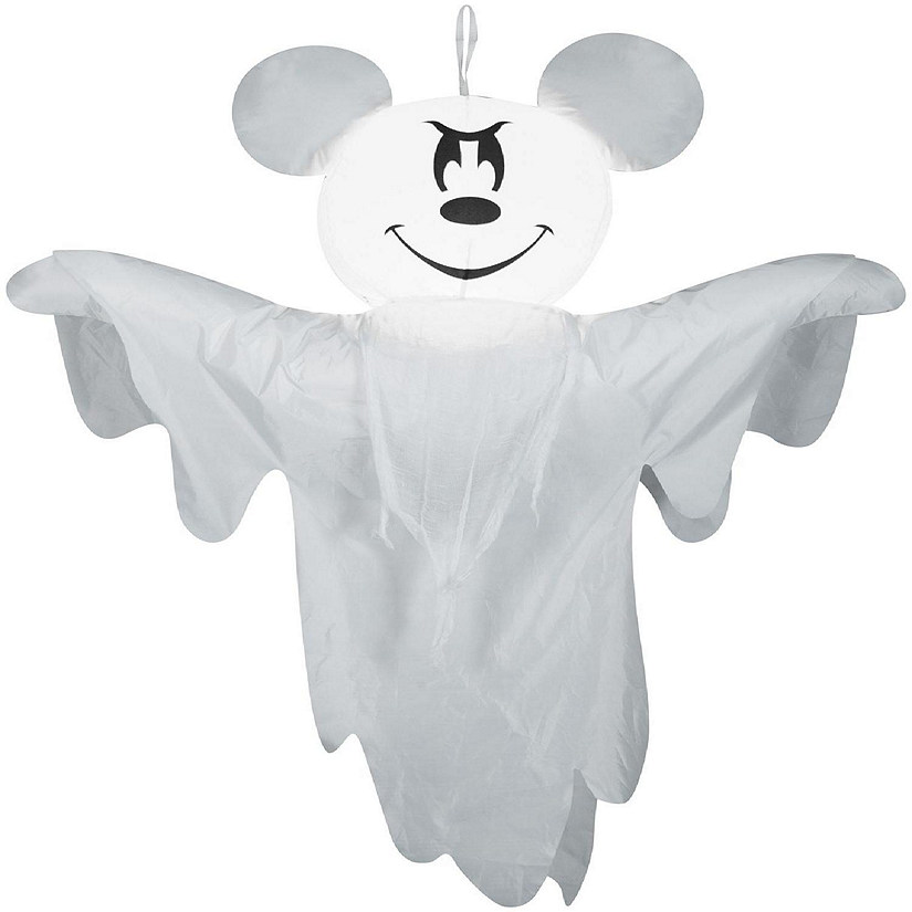 Gemmy Airblown Hanging Mickey as Ghost Disney  4 ft Tall  white Image