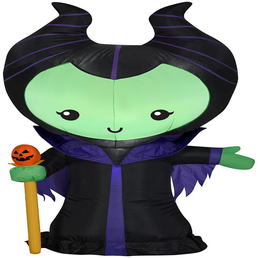 Gemmy Airblown Inflatable Maleficent 3.5 ft Tall black