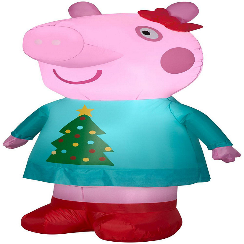 Gemmy Christmas Airblown Inflatable Inflatable Peppa Pig in Christmas ...