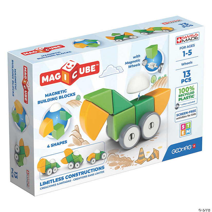 Geomag&#8482; Magicubes Shapes Recycled, 13 Pieces Image