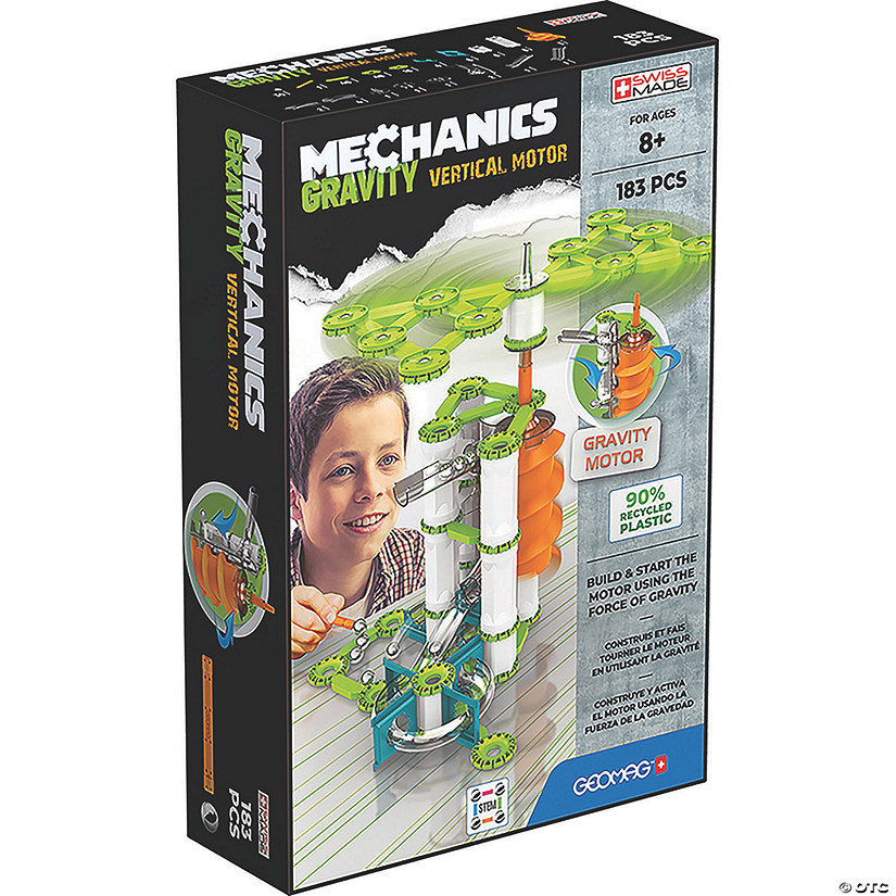 Geomag&#8482; Mechanics Gravity Vertical Motor Recycled, 183 Pieces Image