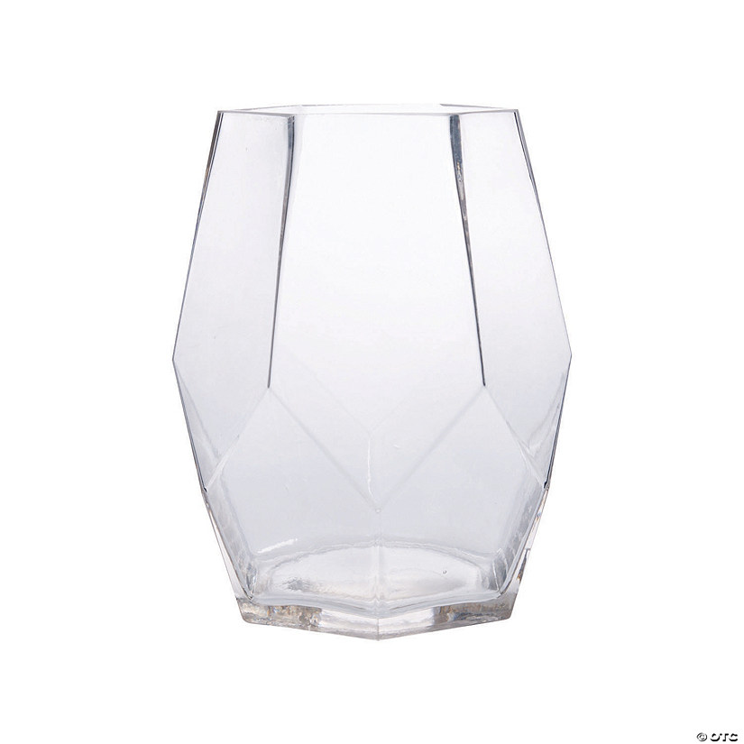 Geometric Glass Vase Oriental Trading