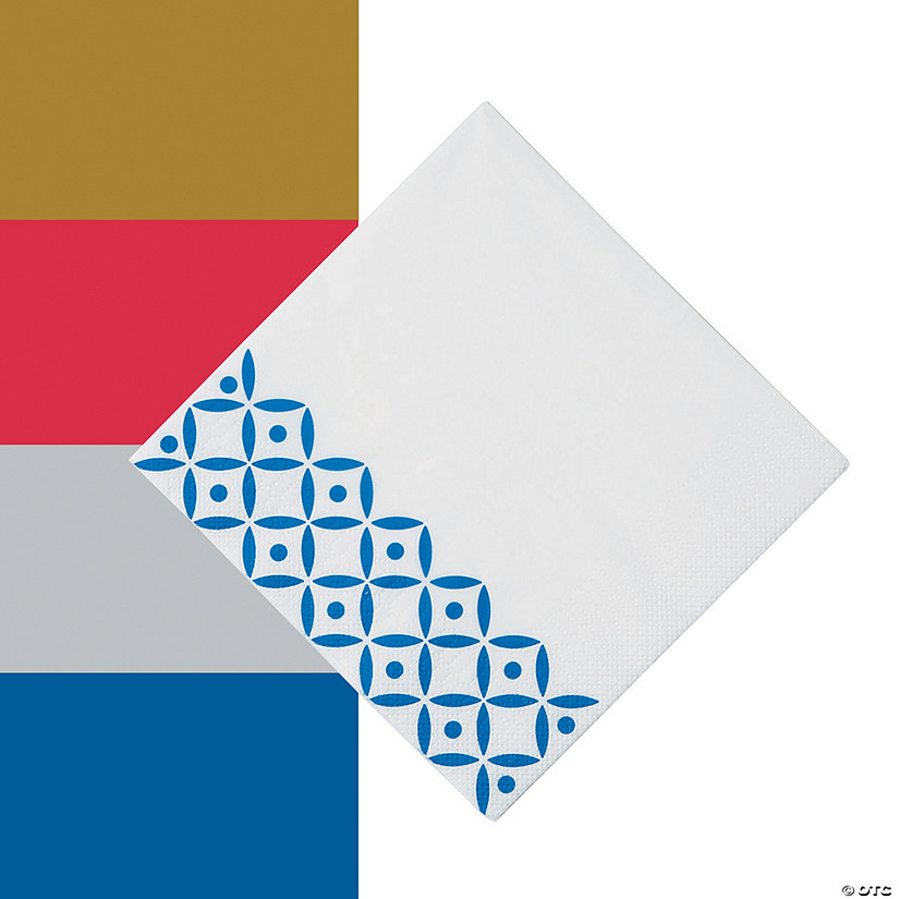 Geometric Luncheon Napkins Oriental Trading