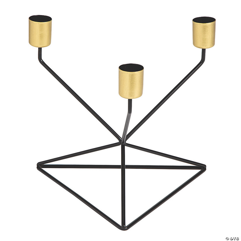 Geometric Triangle Taper Candle Holder Oriental Trading