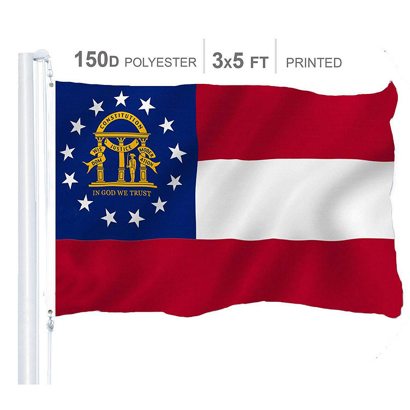 Georgia International  3x5 Polyester Flag