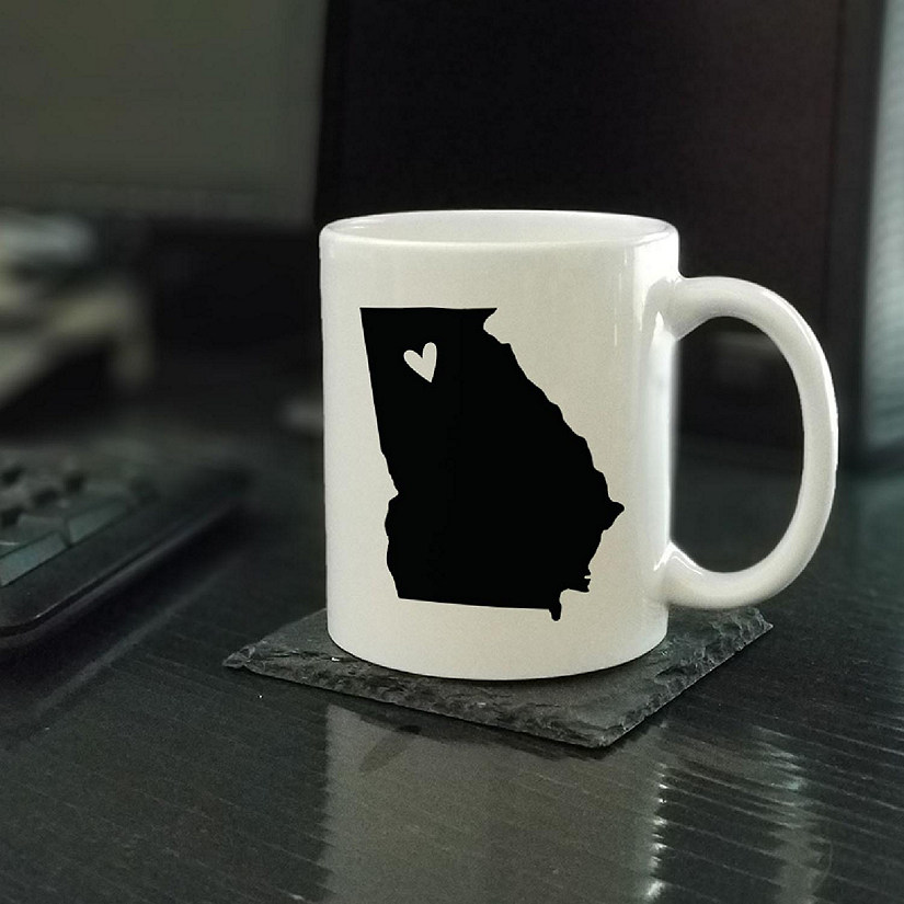 Georgia State Heart Ceramic Mug Image