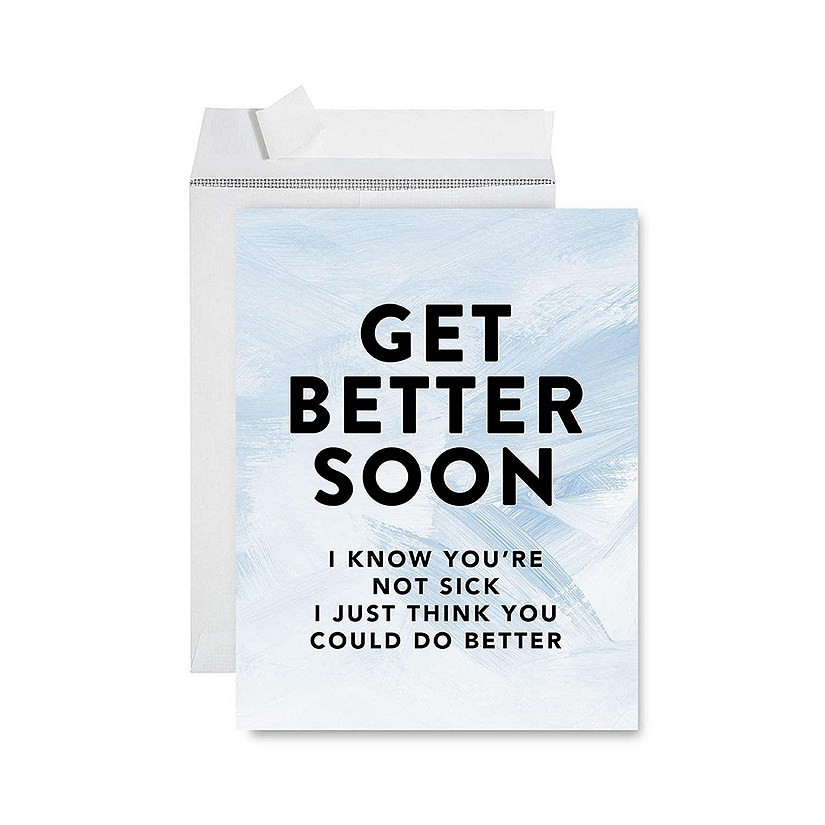 Get Better Soon Jumbo Card 8.5x11IN Image