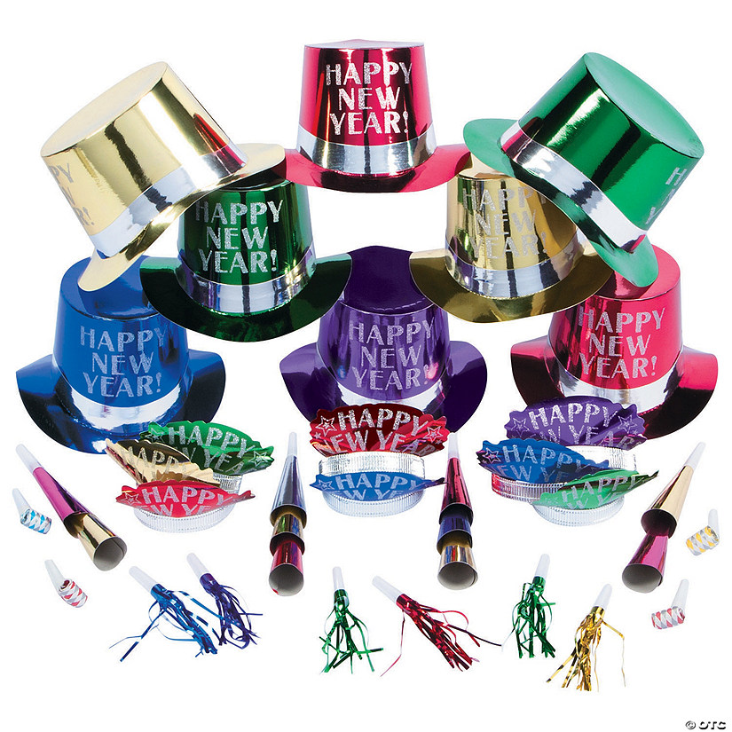 Get the Party Started New Year's Eve Party Accessories Kit for 25 Image